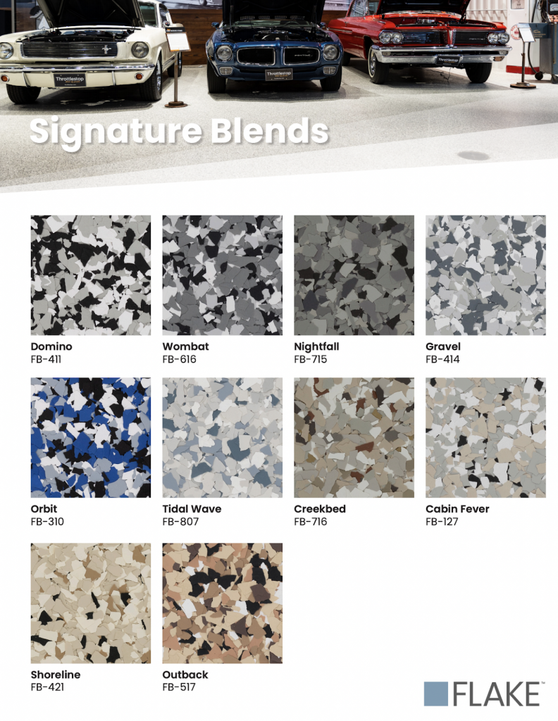 Epoxy Flooring Color Charts Richards LLC